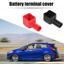 Universal Car Battery Terminal Covers Red Positive + Black Negative 1 Pair