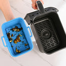 #A Silicone Air Fryers Basket Nontoxic Non-stick for Family Baking Camping Bar
