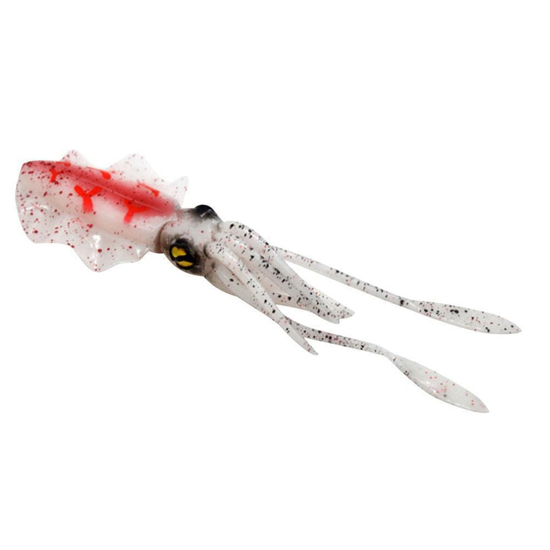15.5cm 20g Bionic Squid Sea Fishing Lures Artificial Soft Bait (Red Pink)