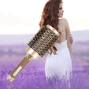 Pro Hair Dressing Brush Ceramic Iron Round Comb Magic Styling Combs (53mm) Newly