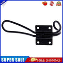 1pc Retro Metal Double Prong Hook Home Door Wall Towel Clothes Hat Hanger
