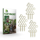 Durable Wood Potted Climbing Frame Flower Support Stand (Honeycomb 3pcs) Newly