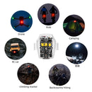 for Drone Motorcycle 3 Colors Turn Strobe Light Warning Light LED Signal Light