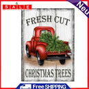 Full Cross Stitch 11CT Christmas Tree Car Printed Wall Crafts Home Decorations