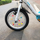 36pcs/Set Bicycle Wheel Spokes Colorful Clip Decor Kids Bike Cycling Parts