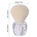 Nail Dust Cleaning Brush Crystal Handle for Manicure Blush Powder Makeup Brushe#