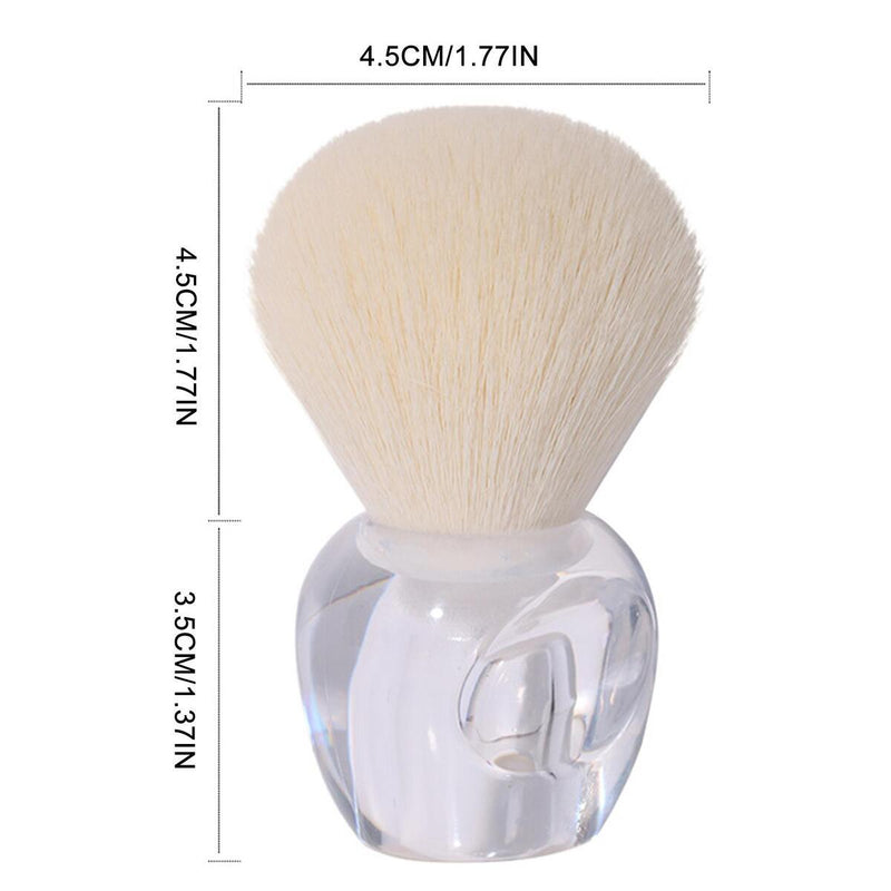 Nail Dust Cleaning Brush Crystal Handle for Manicure Blush Powder Makeup Brushe#