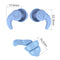 #A 1 Pair Swimming Waterproof Earplugs Portable Sleep Noise Reduction Supply