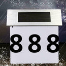 Solar House Number Plaque Light with 200LM Motion Sensor LED 8U7Y Addres I7A4