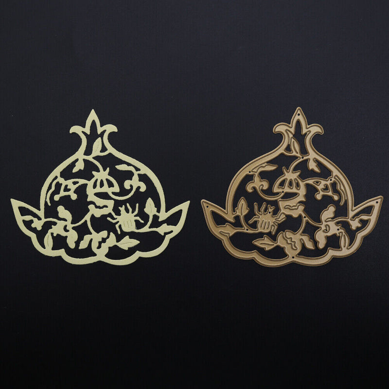 Pomegranate Flowers DIY Handmade Craft Stencils Decor Tool Set Cutting Die-