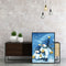 Oil Paint by Numbers Hat Snowman Canvas Artwork Living Room Picture Decoration