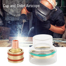 TIG Argon Welding Torch Kit Glass Cup Collet Gas Lens 1.6mm Welding Nozzles