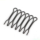U-shaped Bun Hair Pin Clip Grips Brown Wavy Salon Hairpins Women Accessory A5R5