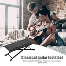 Portable Folding Guitar Footstool Rest Anti-Slip Height Adjustable Footboards