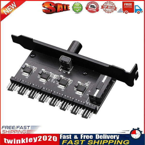 Universal Computer Regulator CPU Hub Splitter Cooler 3pin/4pin Variable Newly