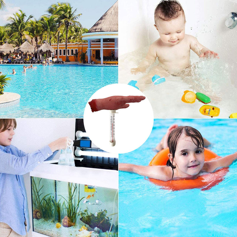 Floating Pool Thermometer Pool Accessories for Water Temperature (Hand)