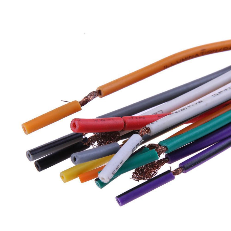 Car Stereo CD Player Wiring Harness Radio Male 13Pin Connector Wire