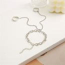 Fashion Hand Strap Jewelry Pulsera Bangle Punk Bracelet Wrist Chain Ring