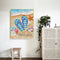 Beach Slippers Oil Paint By Numbers DIY Canvas Wall Art Picture Craft Home De