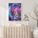 5D DIY Partial Special Shaped Drill Diamond Painting Moon Cat Handmade Art Gift