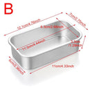 Non Stick Cake Mold Pastry Box Aluminum Alloy Baking Bread Pan Loaf Pan