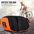 Reflective Bike Saddle Bag Bicycle Tail Rear Seat Cycling Pouch (Orange) Newly