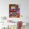 Street Corner Oil Paint By Numbers Kit DIY Acrylic Painting on Canvas Framele
