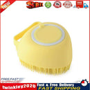 Soft Pet Dog Bath Shower Shampoo Brush SPA Massage Clean Scrubber (Yellow) Newly