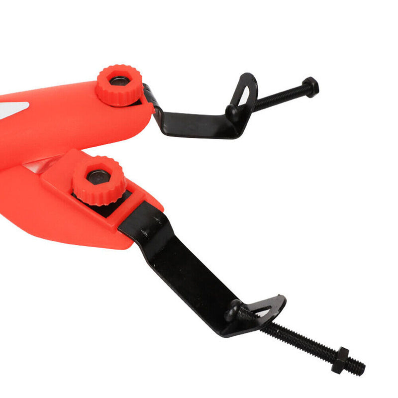 2pcs Reflective Mountain Bike Fenders Front Rear Bicycle Mud Guards (Red) Newly