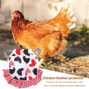 Pet Feather Protector Cloth Elastic Cock Pattern Back Wing Protector (B) Newly
