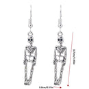 Human Skeleton Pendant Skeleton Earrings Fashion Jewelry Halloween  Earrings