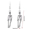 Human Skeleton Pendant Skeleton Earrings Fashion Jewelry Halloween  Earrings