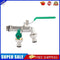 #A 1/2 inch Double Valve Outlet Nozzle Water Heads Anti-rust Water Hose Connecto