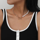 Clavicle Chain Simple Toggle Clasp Jewelry Accessories Chunky Chain Necklace
