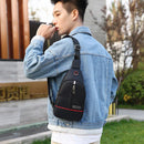Casual Crossbody Chest Sling Bags Waterproof Oxford Cloth Men Shoulder Handba