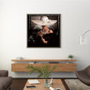 Frameless Oil Paint By Numbers Lady DIY Canvas Picture Craft Kit for Home Newly