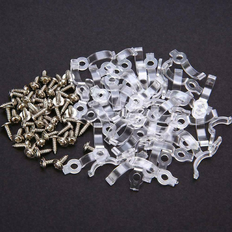 Mounting Bracket 10mm Fixing Clip For 5050 RGB LED HOT Strip Screw Light J7T0