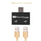 Hillrong USB 2.0 Male to Dual Female Charger Dual 2 Port USB DC 5V Charging