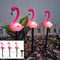 Solar Power LED Pink Bird Lawn Light Outdoor Garden Landscape Lamps (3pcs) Newly