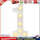 Digital Number LED Symbol Sign Night Light for Wedding Party Birthday (1) Newly