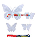 Butterfly Silicone Molds - Mini Home Hanging Decor Keychain Molds (White) Newly