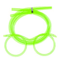 Flexible Soft Plastic Glasses Straw Kids Party Unique Drinking Tube (Green)