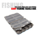 Carp Fishing Rig Storage Case Compartment Fishing Tackle Swivels Storage Box