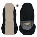 Universal Car Front Rear Seat Covers Cushion Pad for Crossovers SUV beige Newly