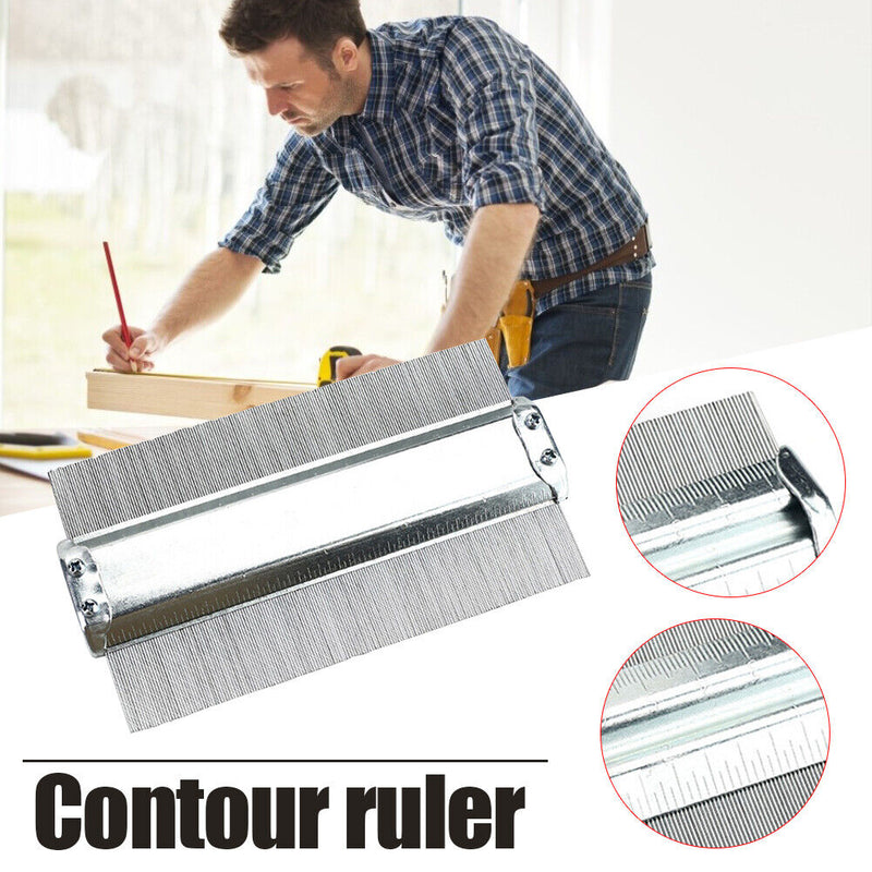 Contour Gauges Copy Duplicator Template Profile Measuring Ruler (6 in) Newly