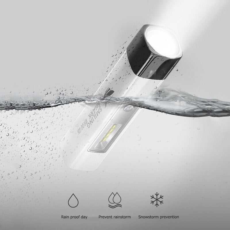 LED Powerful Torch Outdoor Emergency Waterproof 4 Gears Flashlight (Grey)