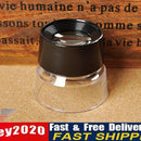10X Magnifying Glass Magnifiers Microscope for Jeweler Loupe Stamp Map Newly