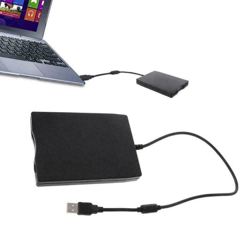 USB Floppy Drive External Portable 1.44 MB FDD Diskette For Windows PC K4U8