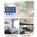 Matefield Waterproof LCD Thermometer Hygrometer Humidity Indoor Temperate