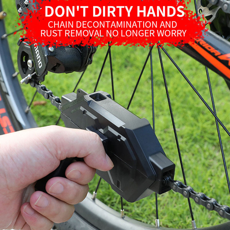 Bicycle Chain Cleaner Strong Magnetic Chain Scrubber Cleaner for Road Cycling